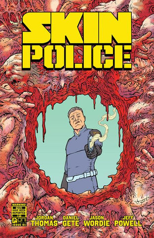 SKIN POLICE #1 CVR A DANIEL GETE JASON WORDIE VARIANT