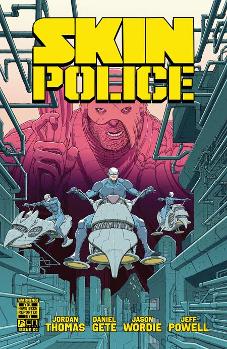 SKIN POLICE #1 CVR B NICK PITARRA VARIANT