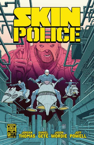 SKIN POLICE #1 CVR B NICK PITARRA VARIANT