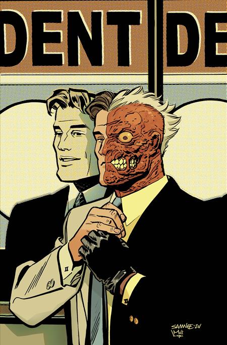 TWO-FACE #1 (OF 6) CVR C CHRIS SAMNEE CARD STOCK VAR