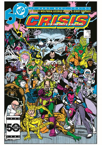 CRISIS ON INFINITE EARTHS #9 FACSIMILE EDITION CVR A GEORGE PEREZ