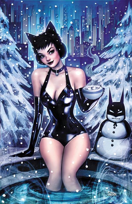 CATWOMAN #72 CVR D NATHAN SZERDY SWEATER WEATHER CARD STOCK VARIANT