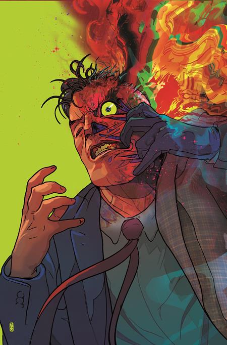 TWO-FACE #3 CVR B CHRISTIAN WARD CARD STOCK VARIANT