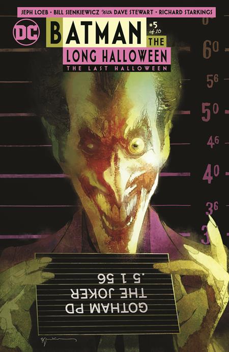 BATMAN THE LONG HALLOWEEN THE LAST HALLOWEEN #5 (OF 10) CVR B BILL SIENKIEWICZ CARD STOCK VARIANT