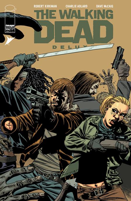 WALKING DEAD DELUXE #106 CVR B CHARLIE ADLARD & DAVE MCCAIG VARIANT