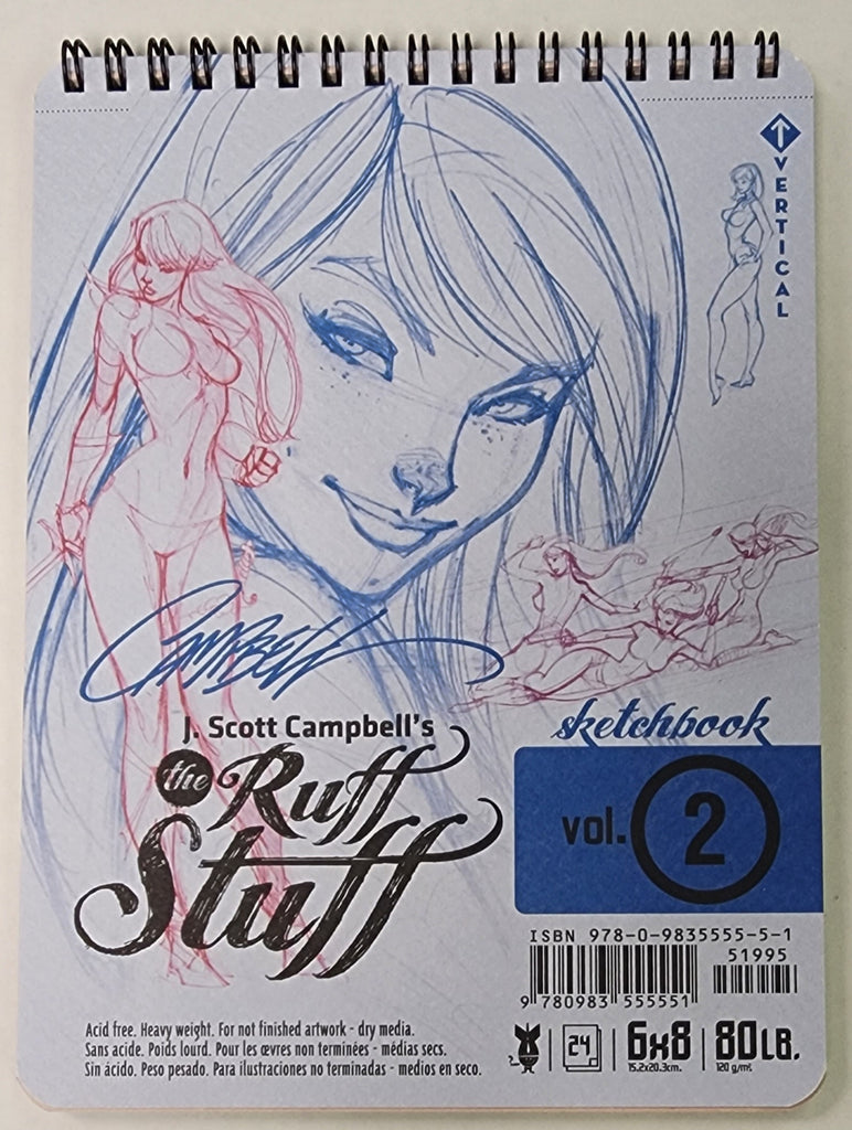 J SCOTT CAMPBELL THE RUFF STUFF VOL 2 SKETCHBOOK