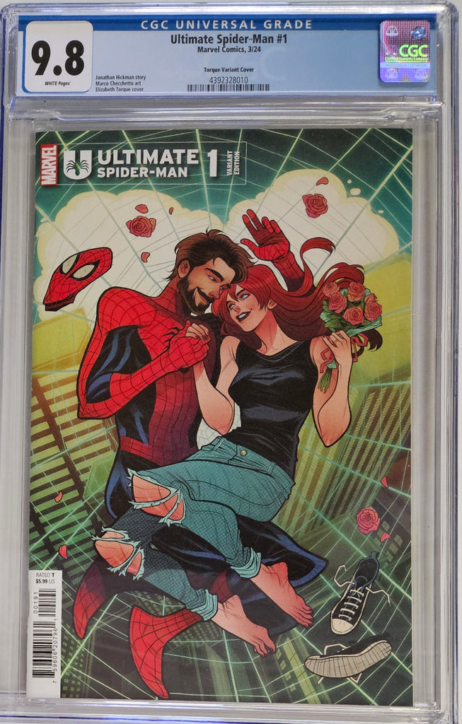 ULTIMATE SPIDER-MAN #1 - TORQUE VARIANT CGC 9.8