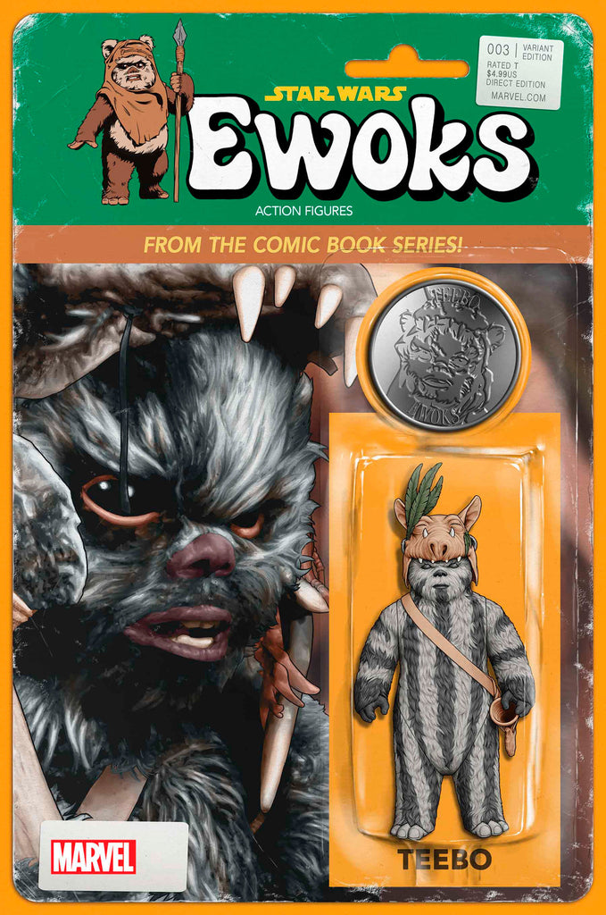 STAR WARS EWOKS #3 JOHN TYLER CHRISTOPHER ACTION FIGURE VARIANT