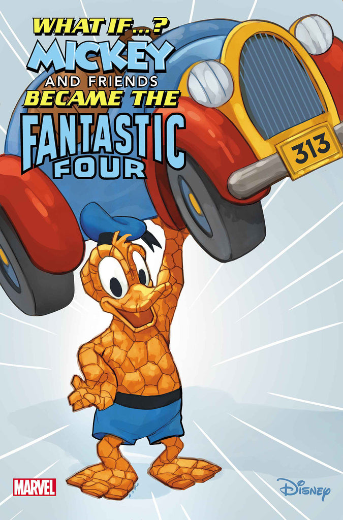 MARVEL & DISNEY WHAT IF...? MICKEY & FRIENDS BECAME THE FANTASTIC FOUR #1 PHIL NOTO DONALD DUCK THE THING VARIANT