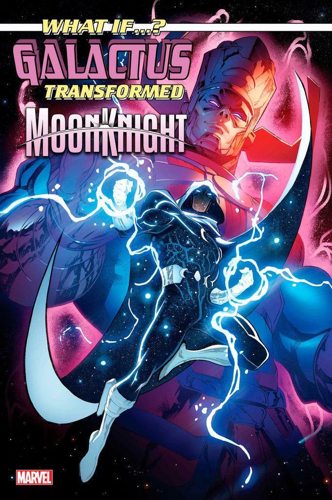 WHAT IF? GALACTUS TRANSFORMED MOON KNIGHT? #1 IBAN COELLO VARIANT