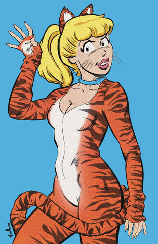 ARCHIE POP ART VARIANT COVER - BETTY AS A TIGER