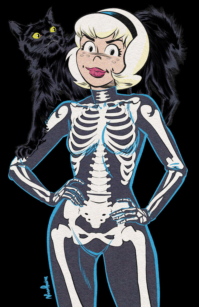 ARCHIE POP ART VARIANT COVER - SABRINA AS SKELETON PRE-ORDER