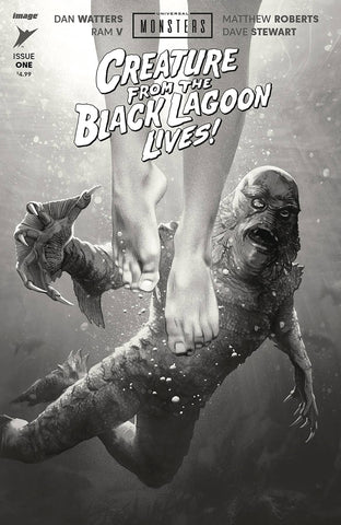 UNIVERSAL MONSTERS CREATURE FROM THE BLACK LAGOON #1 - 1:25 JOSHUA MIDDLETON VARIANT