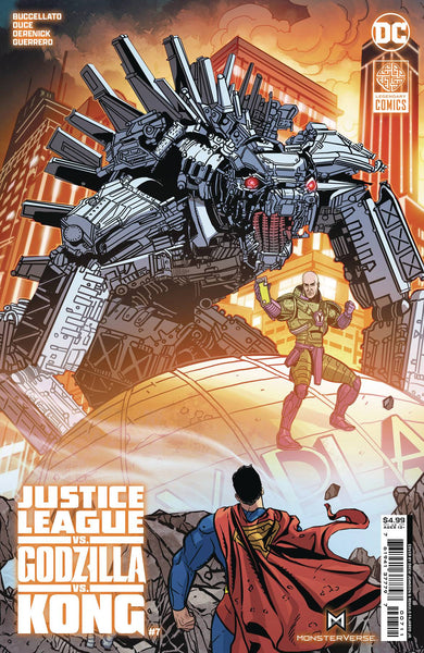 JUSTICE LEAGUE VS GODZILLA VS KONG #1 to #7 - A COVER SET