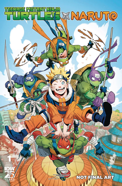 TEENAGE MUTANT NINJA TURTLES X NARUTO #1 COVER PACK PRE-ORDER