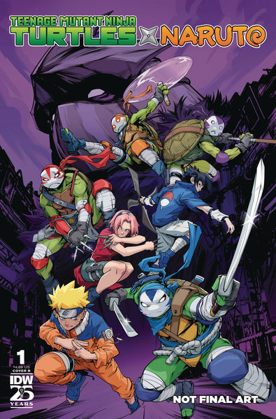 TEENAGE MUTANT NINJA TURTLES X NARUTO #1 - IN STOCK