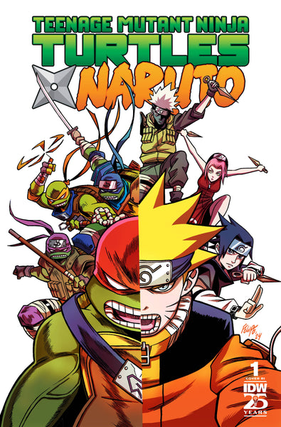 TEENAGE MUTANT NINJA TURTLES X NARUTO #1 COVER PACK PRE-ORDER