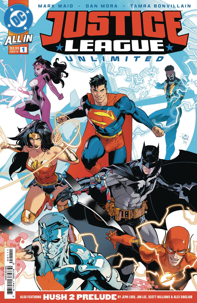 JUSTICE LEAGUE UNLIMITED #1 DAN MORA COVER