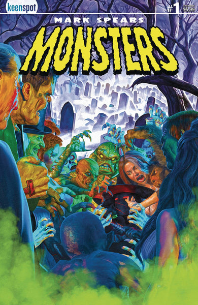 MARK SPEARS MONSTERS #1 4TH PTG COVER PACK PRE-ORDER