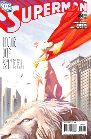 SUPERMAN #680 ALEX ROSS KRYPTO COVER