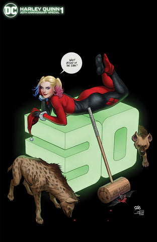 HARLEY QUINN 30TH ANNIVERSARY SPECIAL #1 - 1:10 GLOW-IN-THE-DARK VARIANT