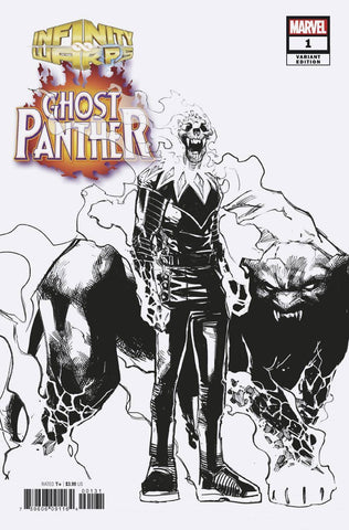 INFINITY WARS GHOST PANTHER #1 - 1:10 RAMOS DESIGN VARIANT 🔑 1st ERIK KILLRAVEN