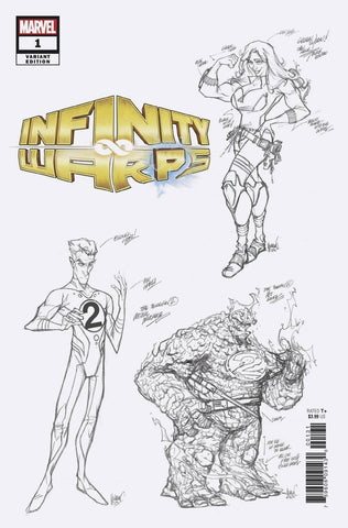 INFINITY WARPS #1 - 1:10 HERRERA DESIGN VARIANT 🔑 5x 1st APPEARANCES