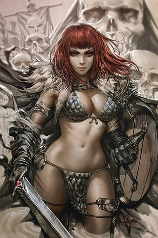 VAMPIRELLA RED SONJA #1 - 1:25 DERRICK CHEW VIRGIN VARIANT