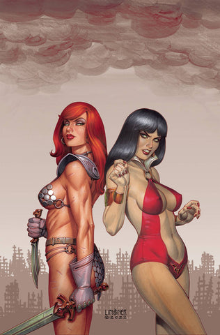 VAMPIRELLA VS RED SONJA #1 - 1:30 LINSNER VIRGIN VARIANT